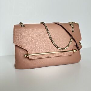 STRATHBERRY East-West Soft Leather Chain Shoulder Bag